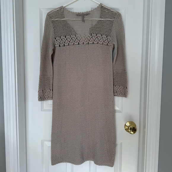 BCBGMaxazria Alexi Crochet Mini Dress Size XXS - Picture 3 of 10